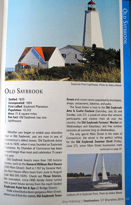 2014 Destination CT Shoreline - Photo by Debbie Meole.